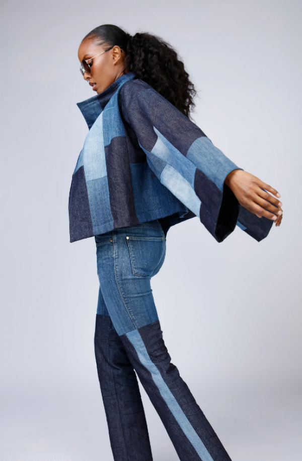 Patchwork Denim Multigaya